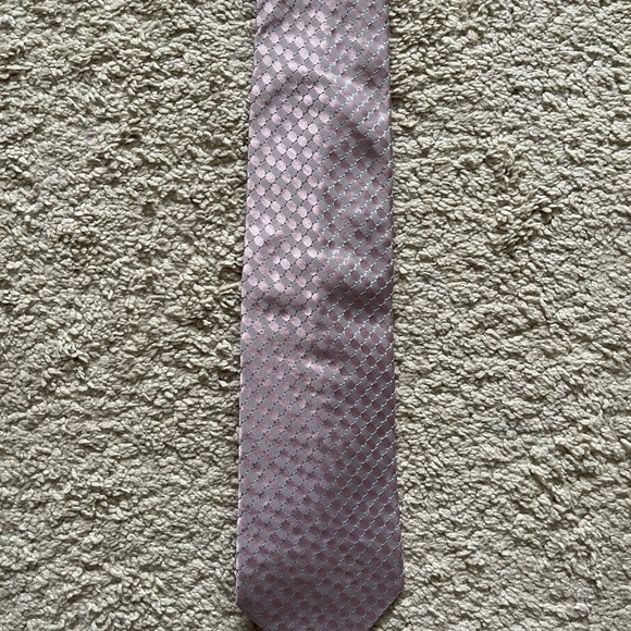 3 Hugo Boss Ties Mandarin/Purple/Stripped - Picture 7 of 10